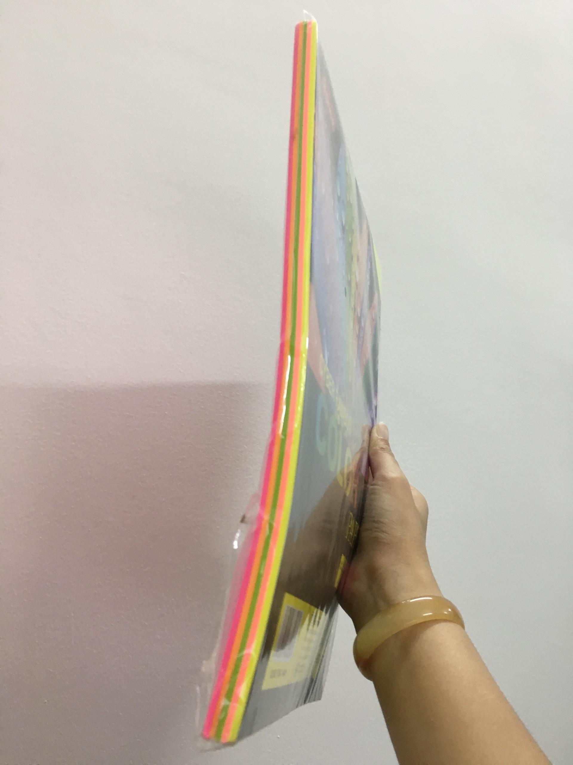 GiẤY PHOTO DẠ QUANG ĐỦ MÀU A4 (100 TỜ/TẬP)