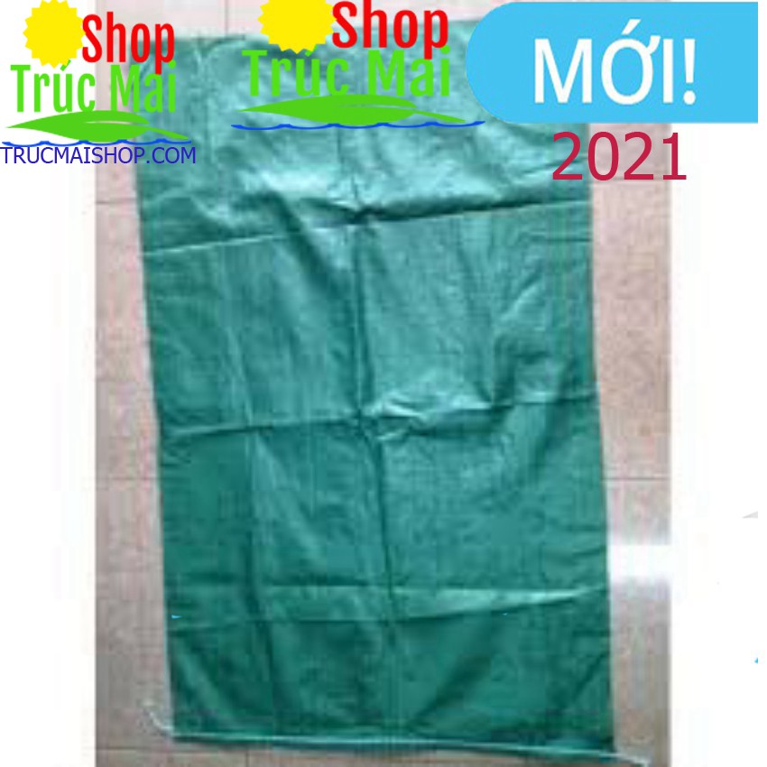 Bao tải dứa xanh đen cỡ đại 150cm