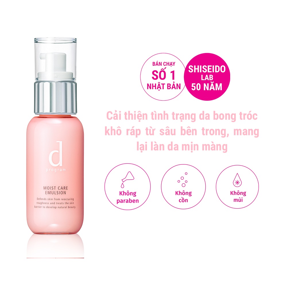 [HCM]Sữa dưỡng D Program giúp cải thiện tình trạng da khô Moist Care 100ml