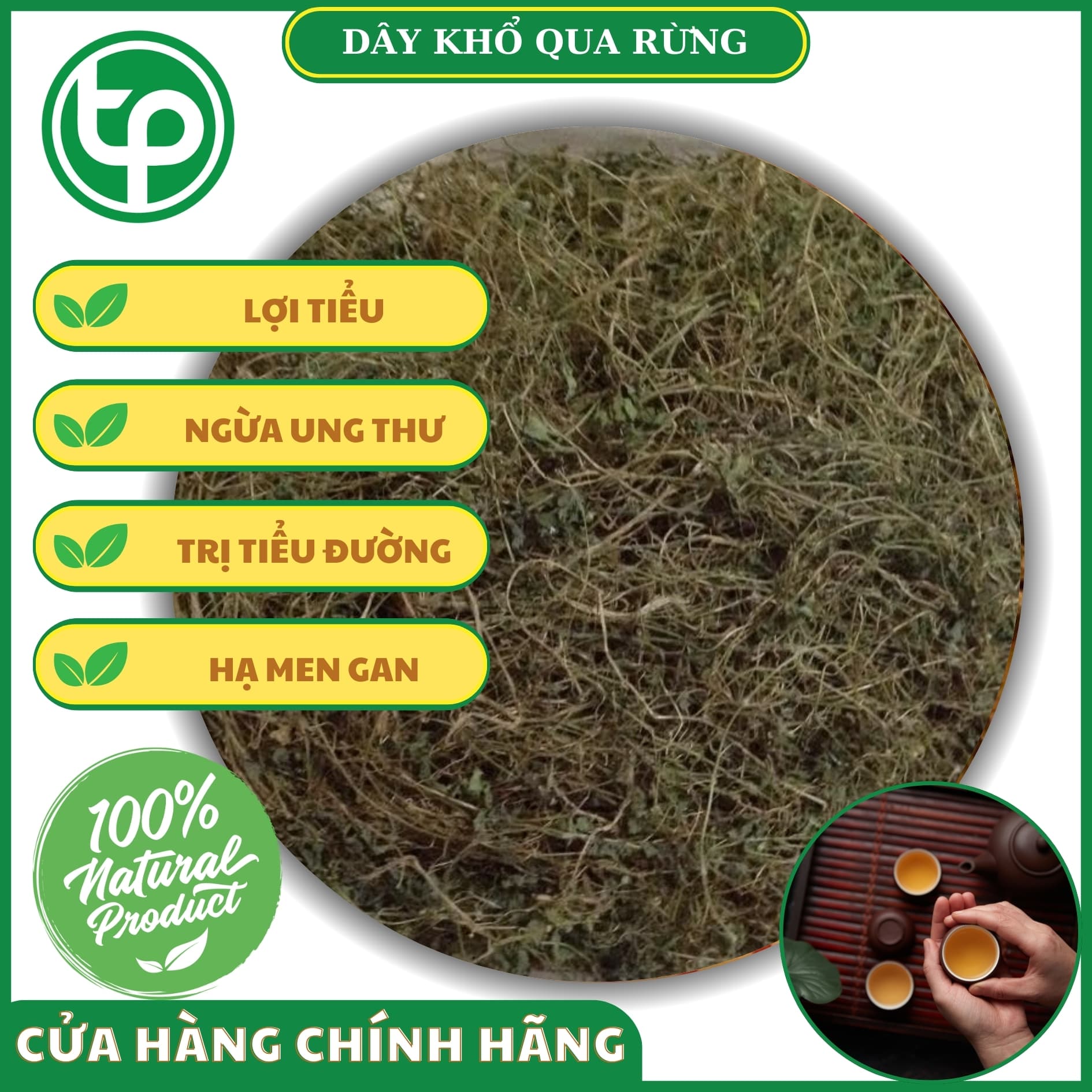 2kg Dây khổ qua rừng sấy khô - Thảo Dược Tấn Phát