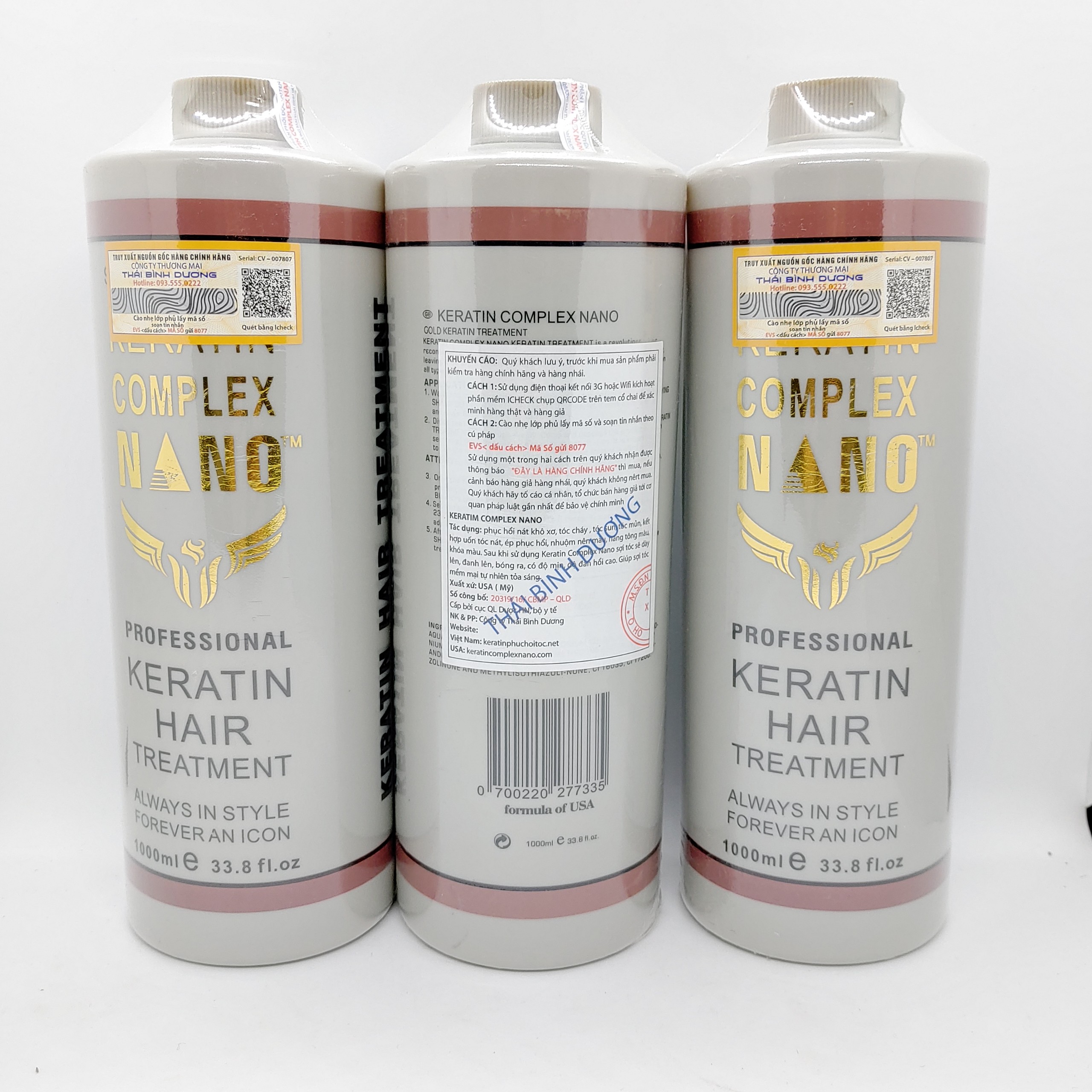 Hấp ủ tóc cao cấp keratin complex nano 1000ml