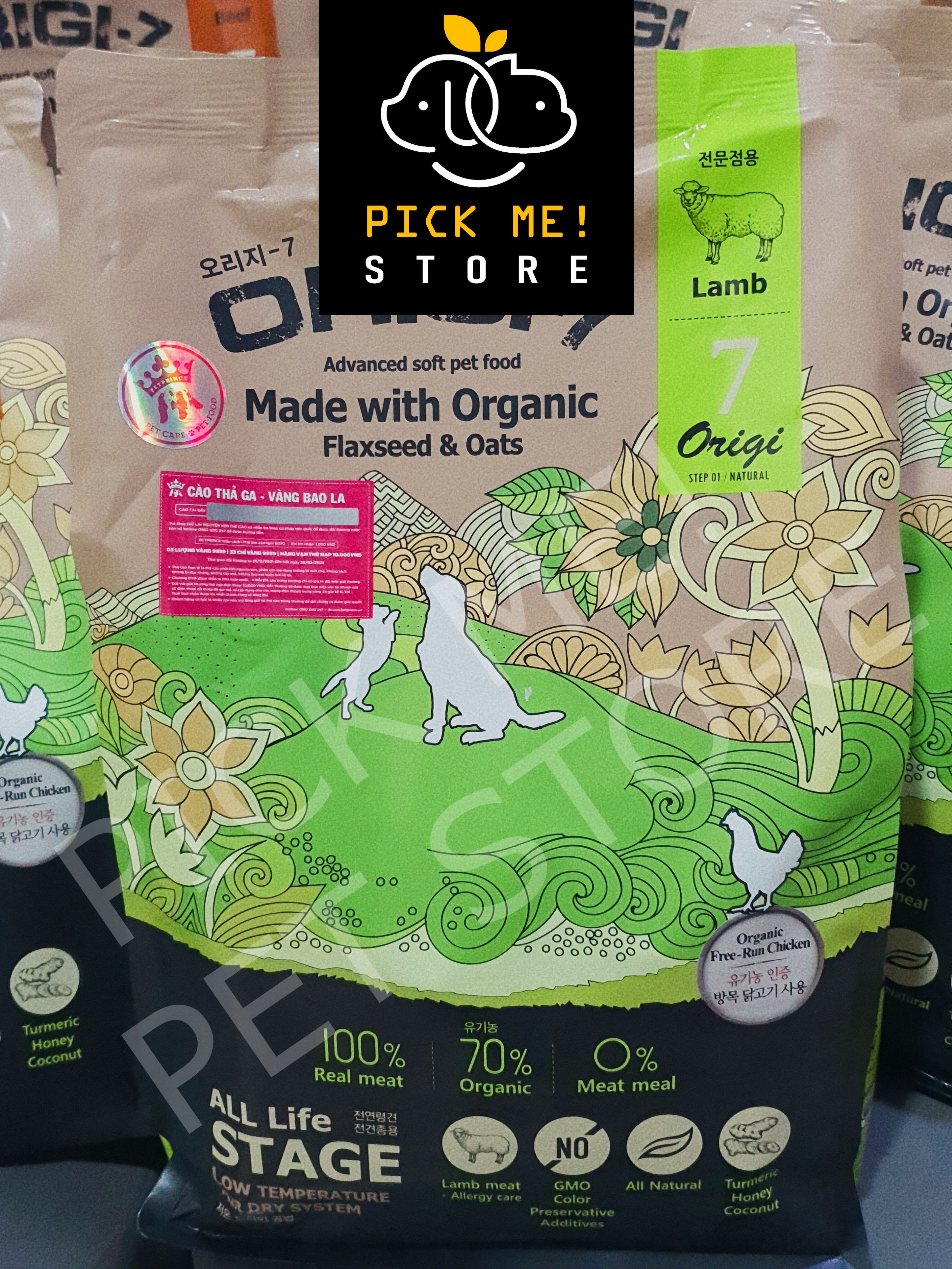 [Túi 400g ] Hạt mềm hữu cơ Origi-7 Cho Chó