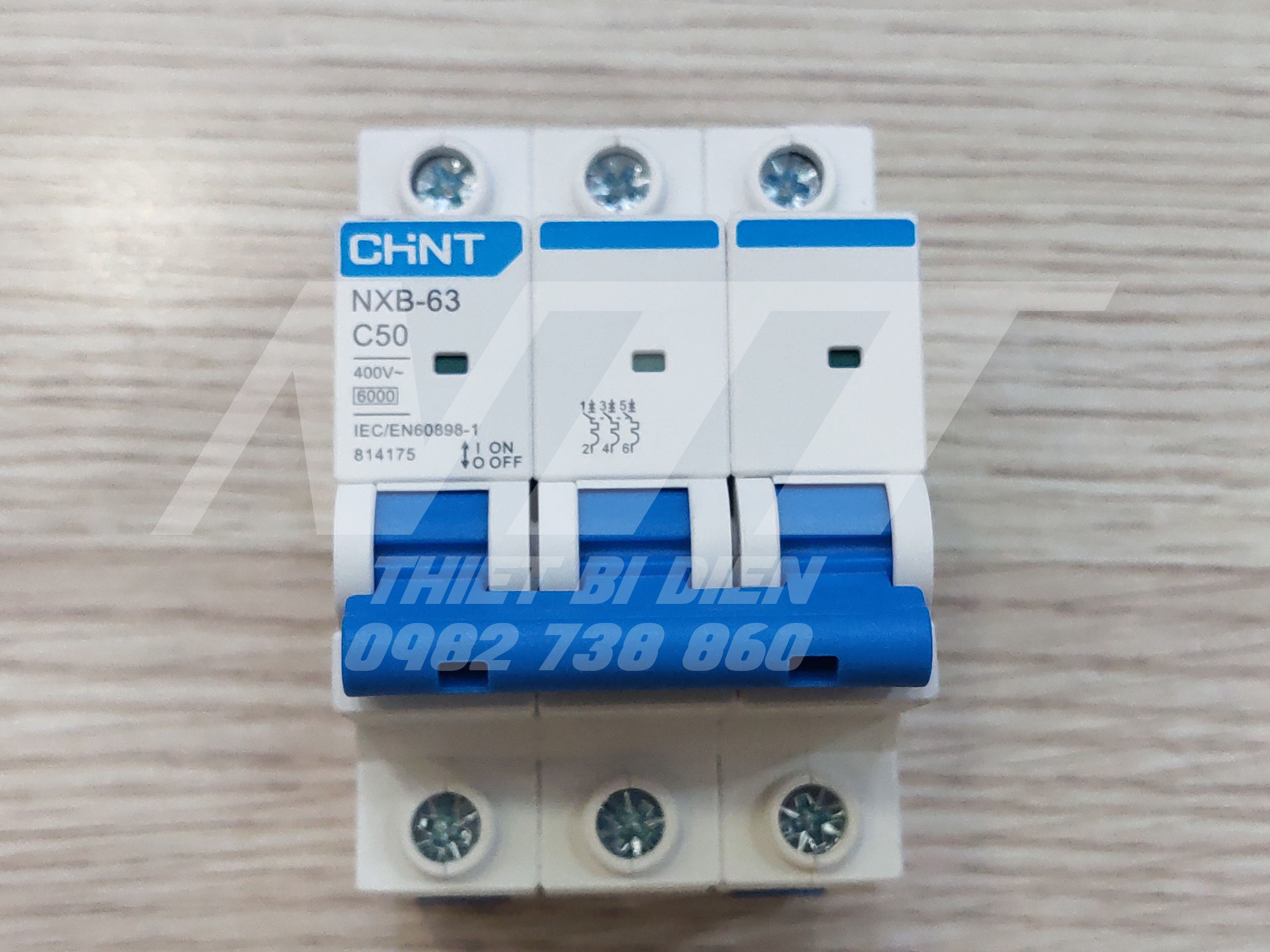 MCB 3 pha 1A~63A NXB-63 Chint