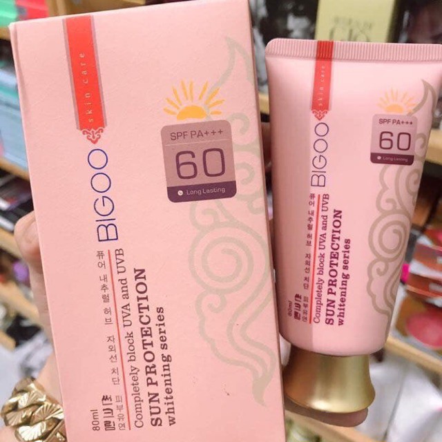 Kem Chống Nắng Kháng Khuẩn Bigoo Hàn Quốc 80ml