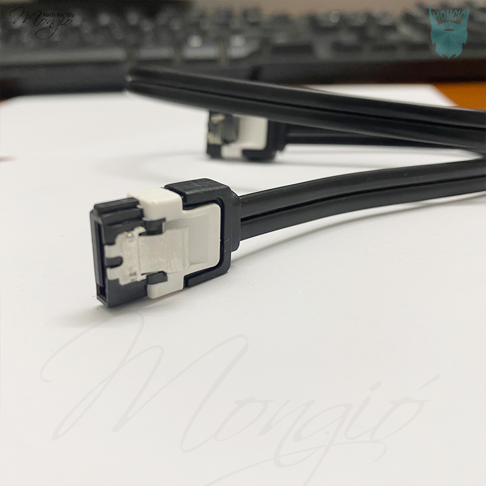 Cáp kết nối dữ liệu SATA 2 đầu thẳng cho ổ cứng PC (Đen)