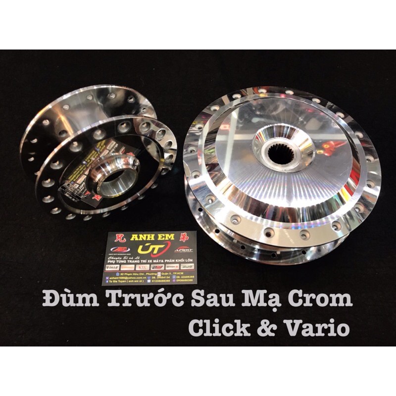 Đùm Vario / Click /,AB /  Vision Crom / Sơn Bạc
