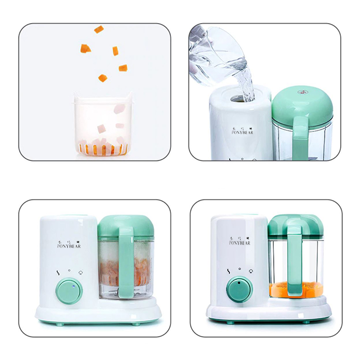 Máy Hấp Và Xay Đồ Ăn Dặm Đa Năng BEAR