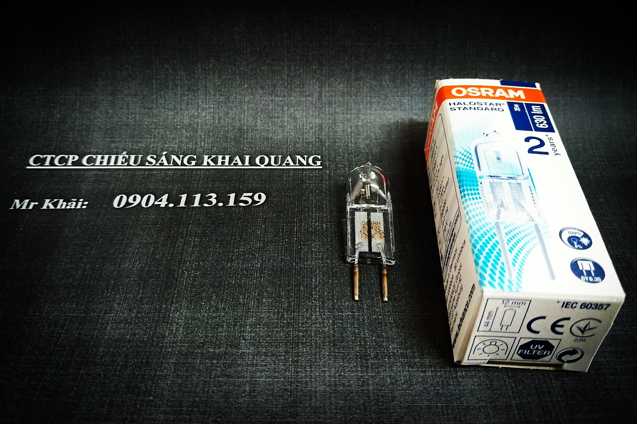(Sale) Bóng đèn halogen 12V 35W 64432 Osram Đức