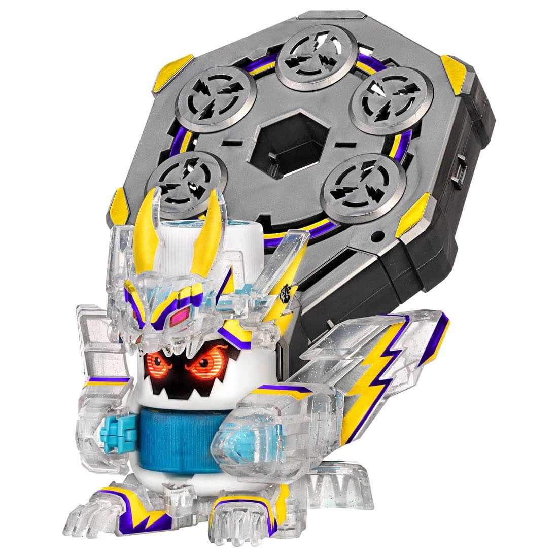 Đồ chơi Robot Nắp Chai Raijin Lôi Thần (Chiến Vương Nắp Chai Bottleman BOT-07 Raijing Milk)