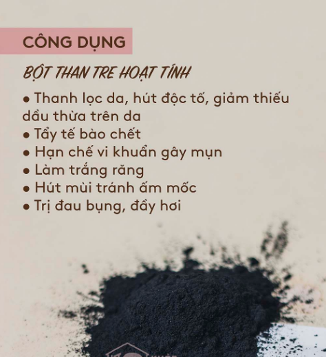 [HCM]BỘT THAN TRE HOẠT TÍNH HANDMADE- NGỪA MỤN TRẮNG RĂNG