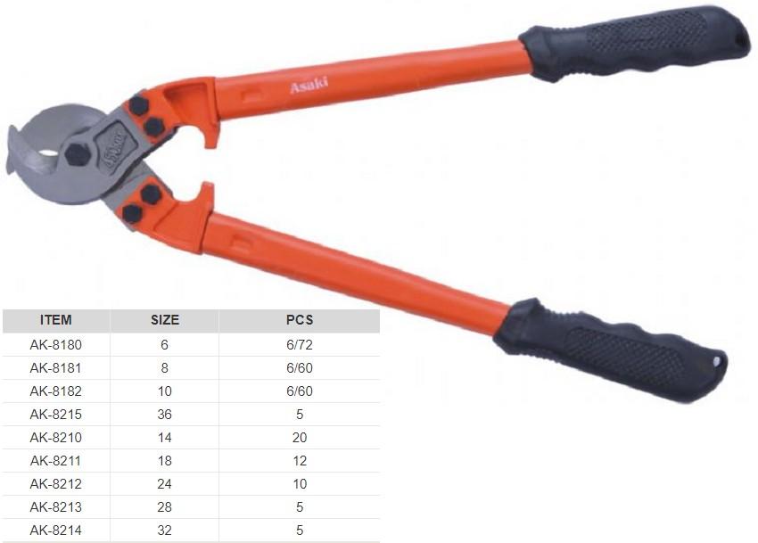 Kìm cắt cáp Asaki AK-8214 C2-32inch