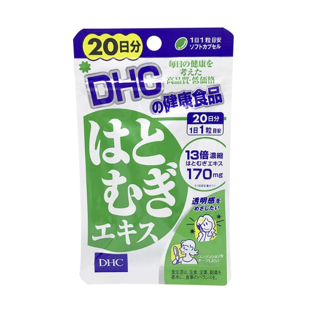 VIÊN UỐNG TRẮNG DA COIX EXTRACT DHC NHẬT BẢN (20 VIÊN)