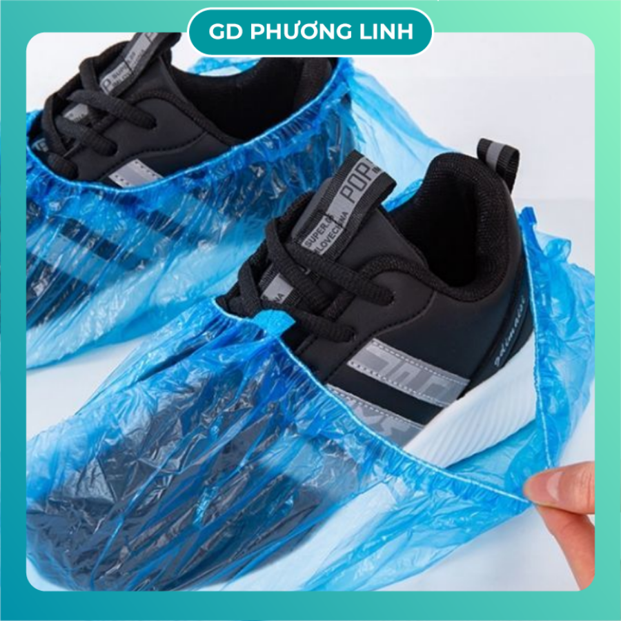 [Combo 100] Túi Nilon Bọc Giày Đi Mưa Dùng 1 Lần