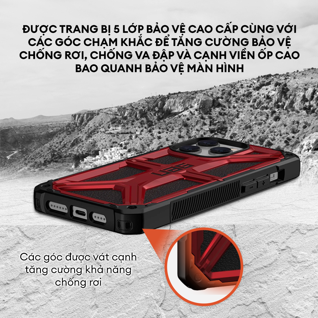 Ốp Lưng Chống Sốc UAG Monarch Cho iPhone 15 Pro [6.1 INCH]