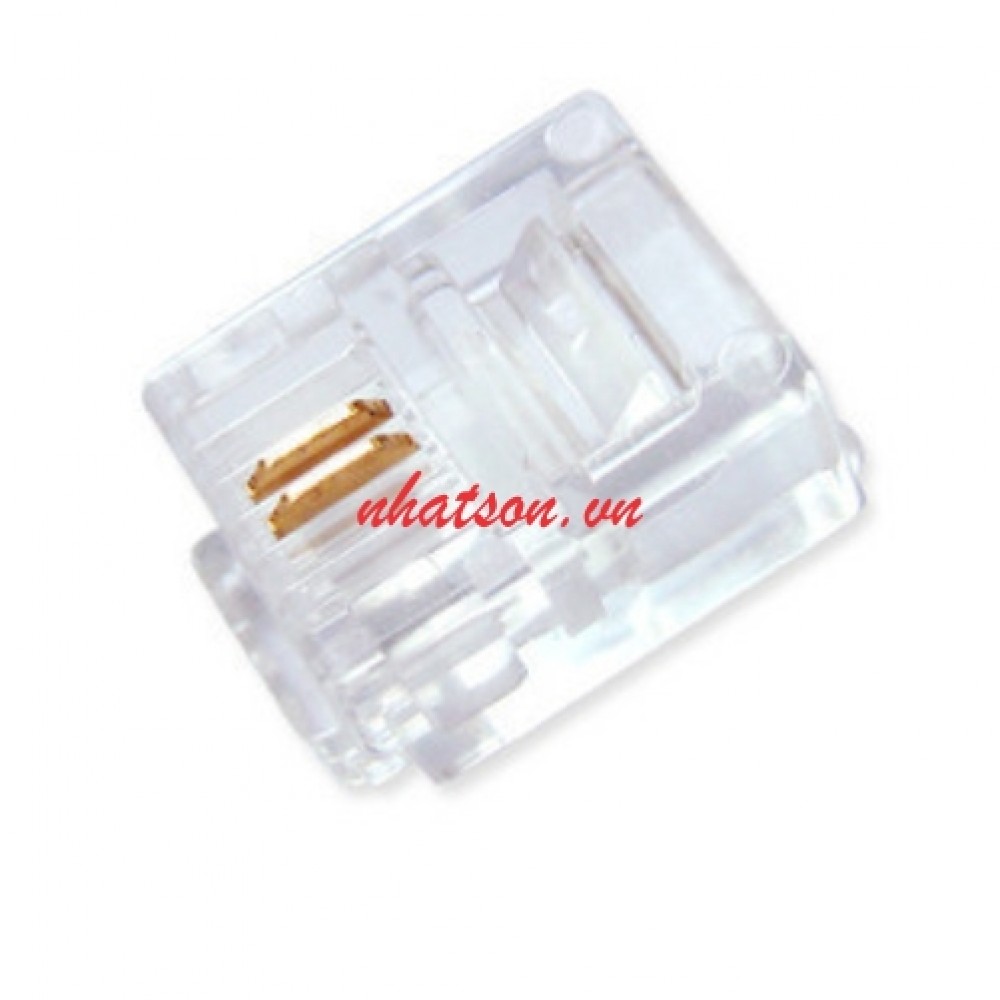 Đầu điện thoại rj11 - 2 wire - 6p2c