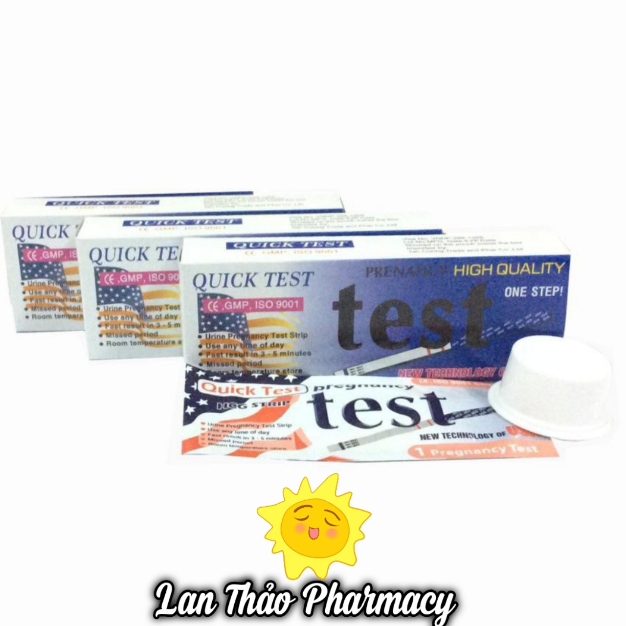 [HCM][Che tên sp] COMBO 5 QUE THỬ THAI QUICK TEST CHÍNH XÁC HIỆU QUẢ CAO