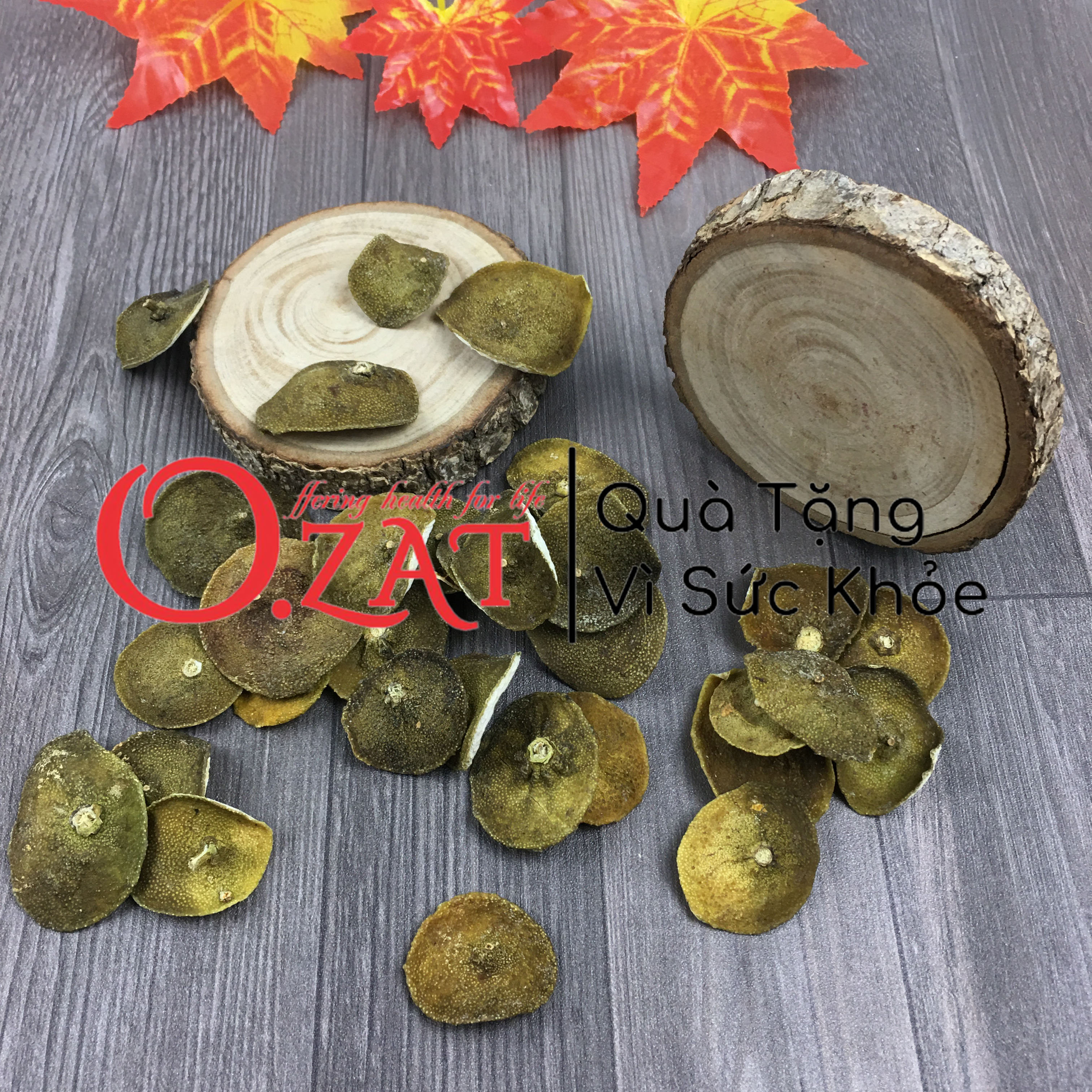 Vỏ chanh sấy khô O.ZAT 100g thanh bì