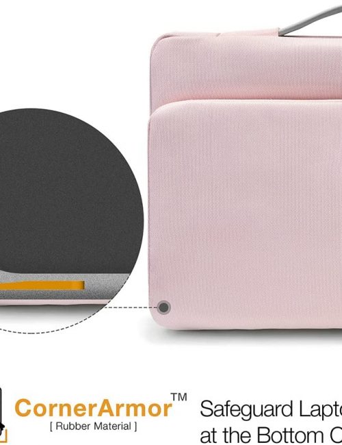 [HCM]TÚI XÁCH CHỐNG SỐC TOMTOC (USA) BRIEFCASE MACBOOK PRO 13” NEW PINK A14