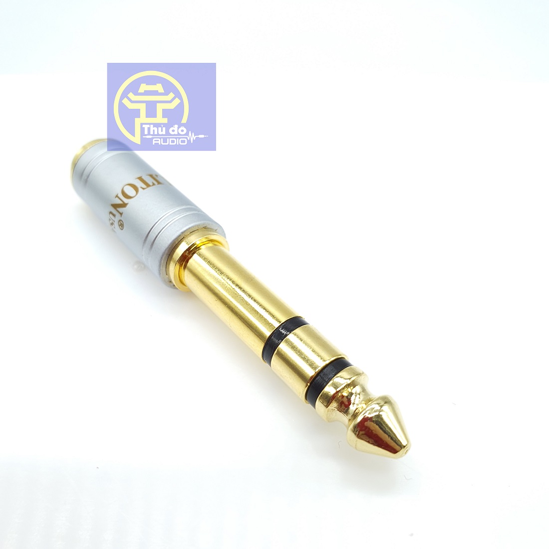 01 jack chuyển liton 6.5mm đực ra 3.5mm cái - jack liton 6.5 ra 3.5