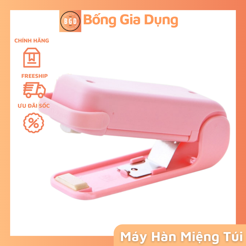 Máy hàn miệng túi mini cầm tay nhỏ gọn dụng cụ hàn miệng túi nilon túi bóng dùng nhiệt tiện lợi