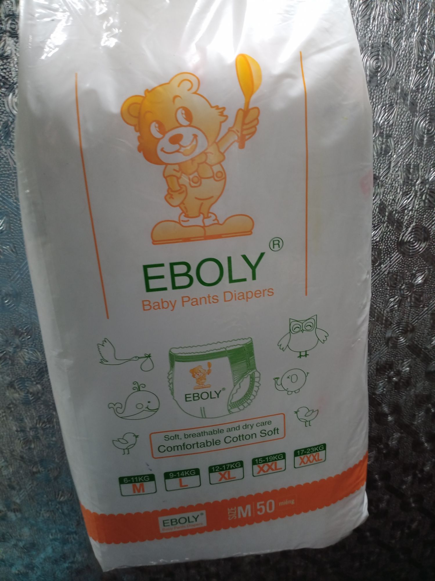 Tã quần Epoly 100 miếng size M L XL