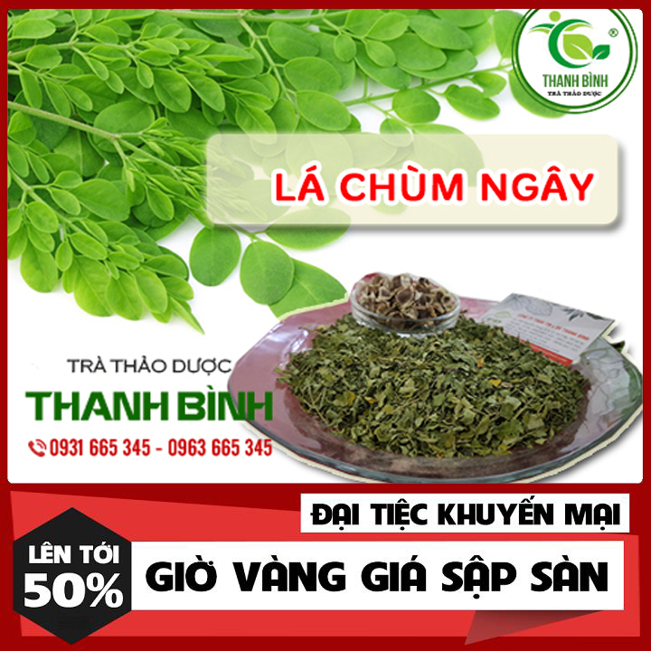 Lá chùm ngây khô loại 100g hàng cao cấp - thảo dược thanh bình