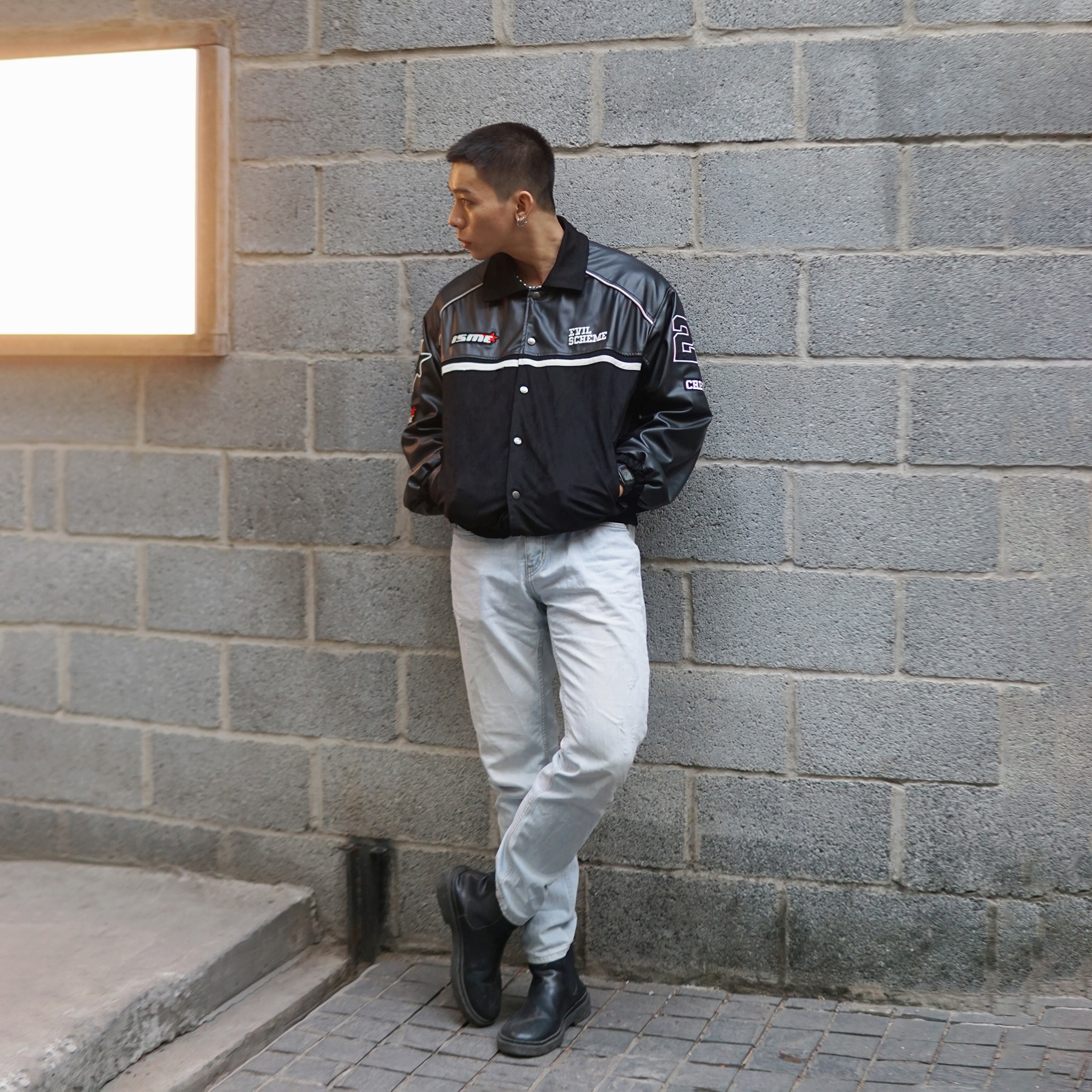 Áo Khoác ISME "EVIL SCHEME" Racing Jacket - BOXY FIT
