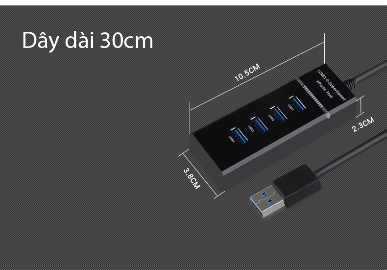 [HCM]Hub Chia Usb 3.0 Superspeed 4 Port