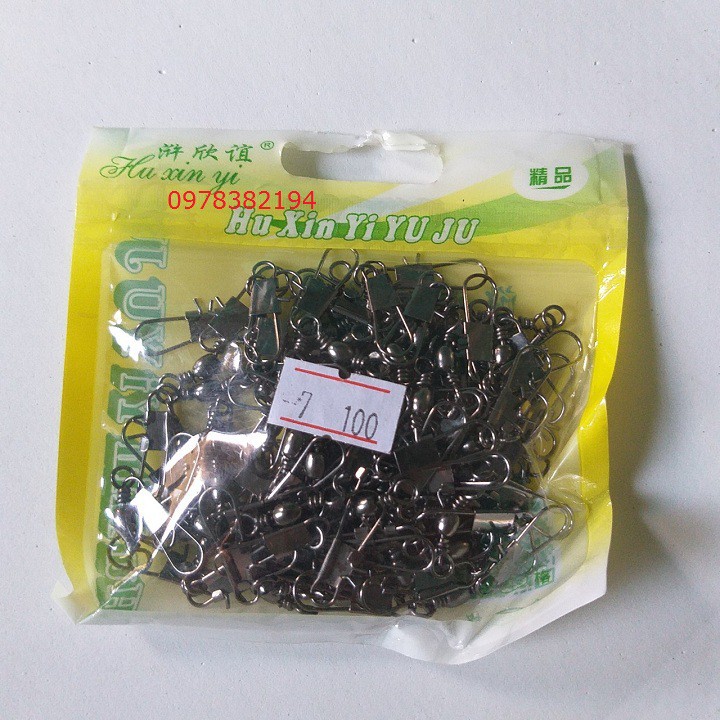 (Siêu Rẻ) Khóa Link Ma Ní Bịch 100 cái chống xoắn  ( xả hàng )