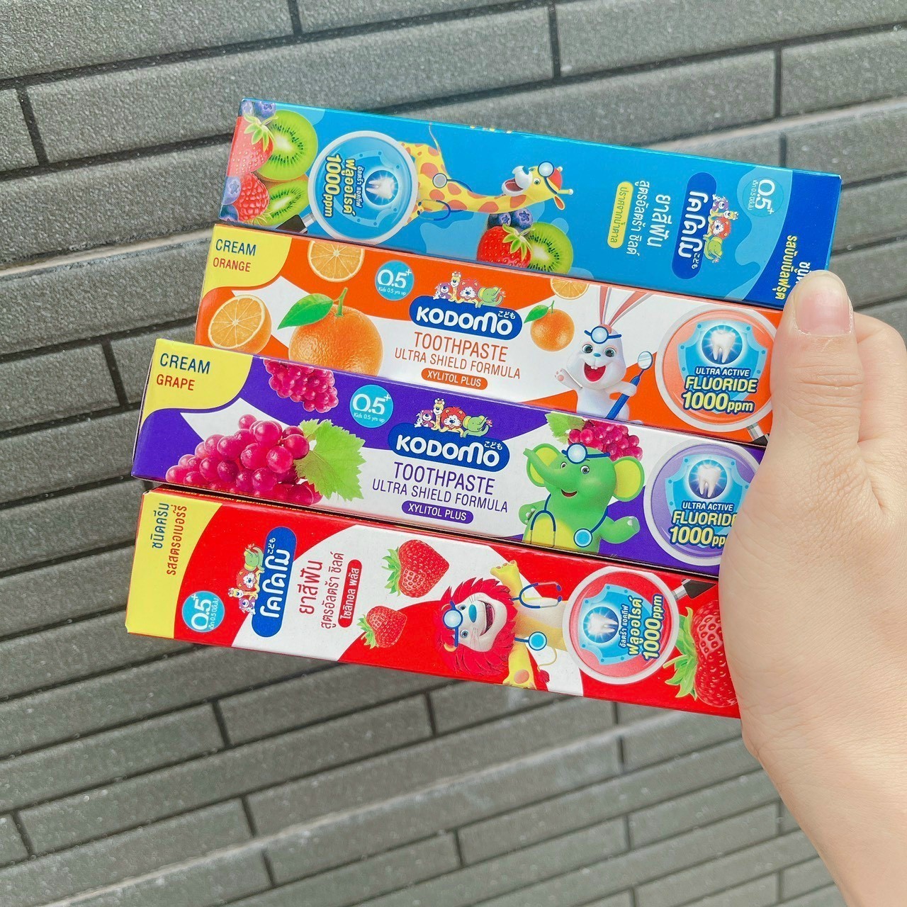 [Giá Sỉ] KEM ĐÁNH RĂNG NUỐT ĐƯỢC CHO BÉ KODOMO