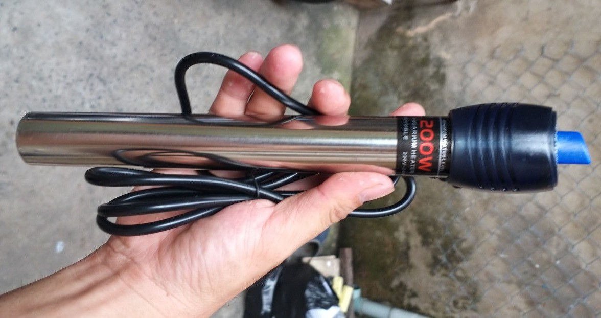 Sưởi INOX hiệu RS Electrical cho hồ cá công suất 200W