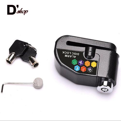 [HOT SALE] Khoá đĩa xe máy báo động chông trộm DC LK603 (khoá bánh-Có còi hú)