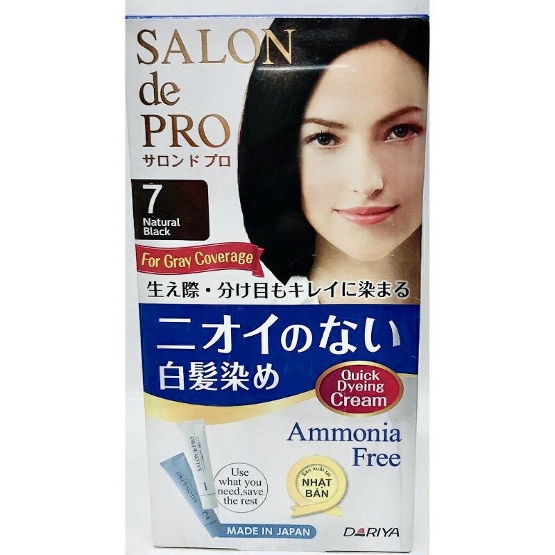 THUỐC NHUỘM TÓC PHỦ BẠC SALON DE PRO CHO PHỤ NỮ KHÔNG MÙI HÔI