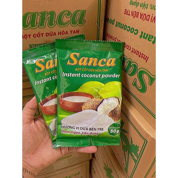 BỘT CỐT DỪA  SANCA - 5 túi 50g