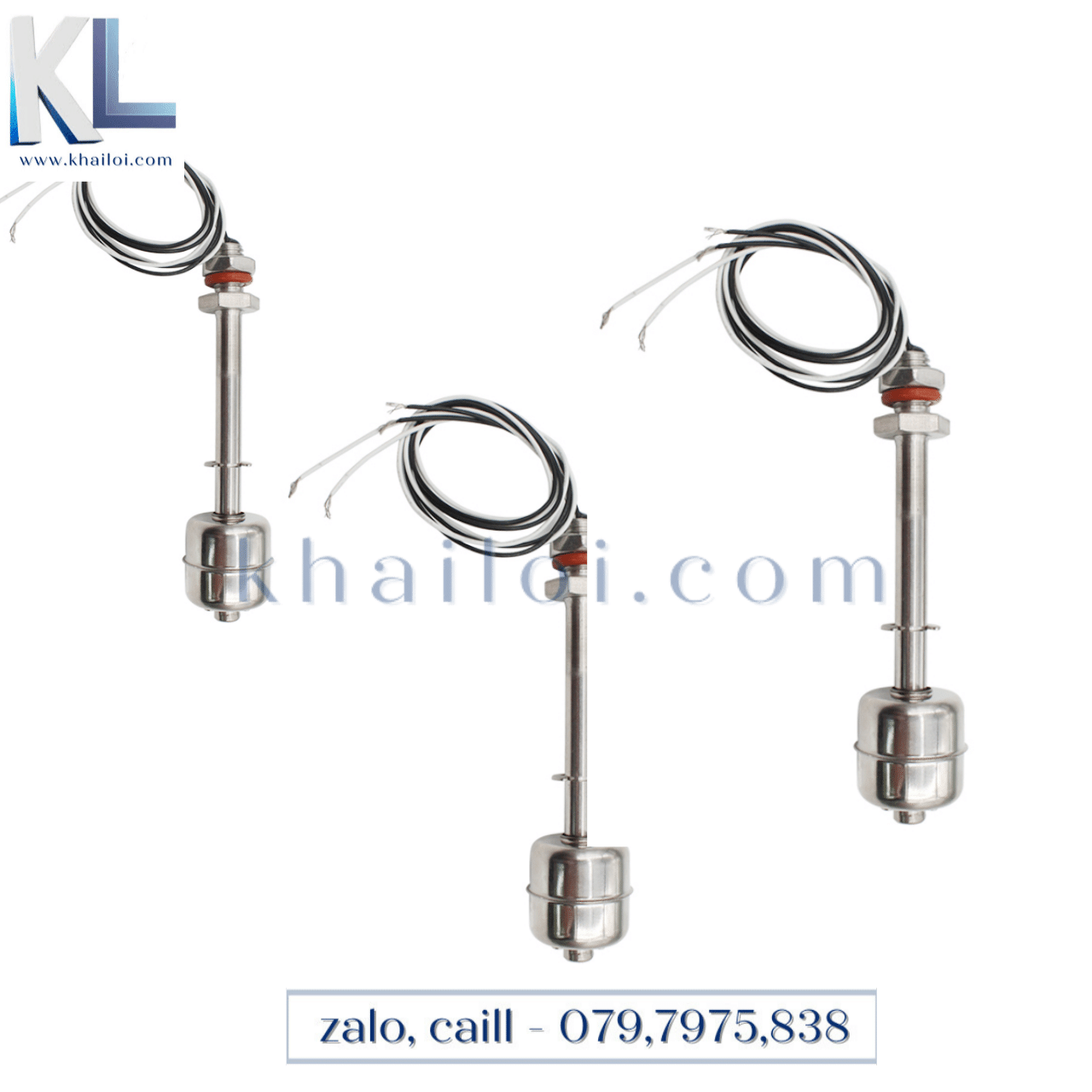 Phao điện inox phao đơn- Phao Thẳng