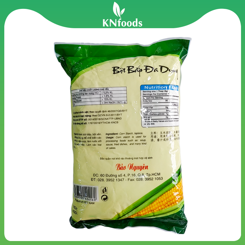 Bột bắp Bảo Nguyên gói 500g