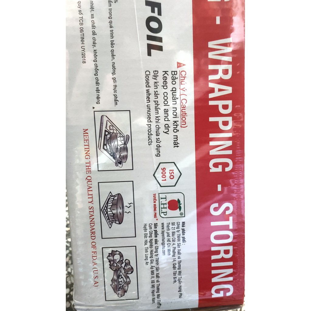 [HCM]Giấy Bạc Nướng Thực Phẩm Ringo Loại 3Kg