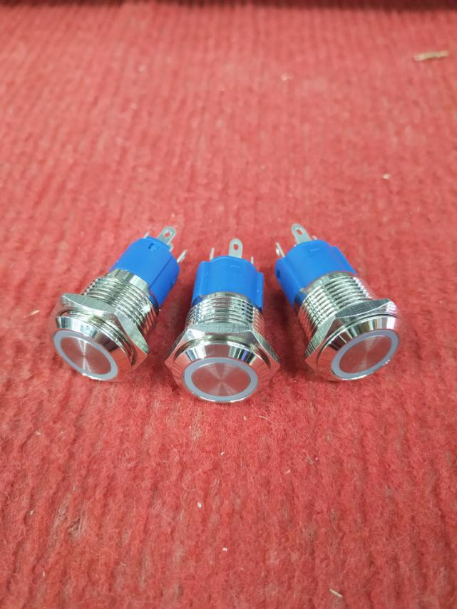 Nút nhấn Inox phi 16 có đèn