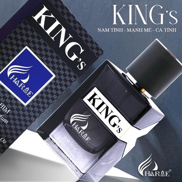 [HCM]Nước hoa nam KING – NHẸ NHÀNG, NAM TÍNH (60ML)