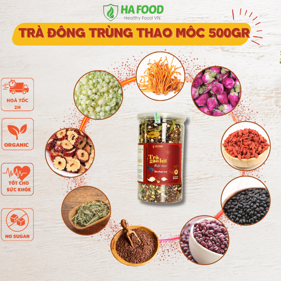 Trà thảo mộc Hafood giúp giảm cân, giảm căng thẳng