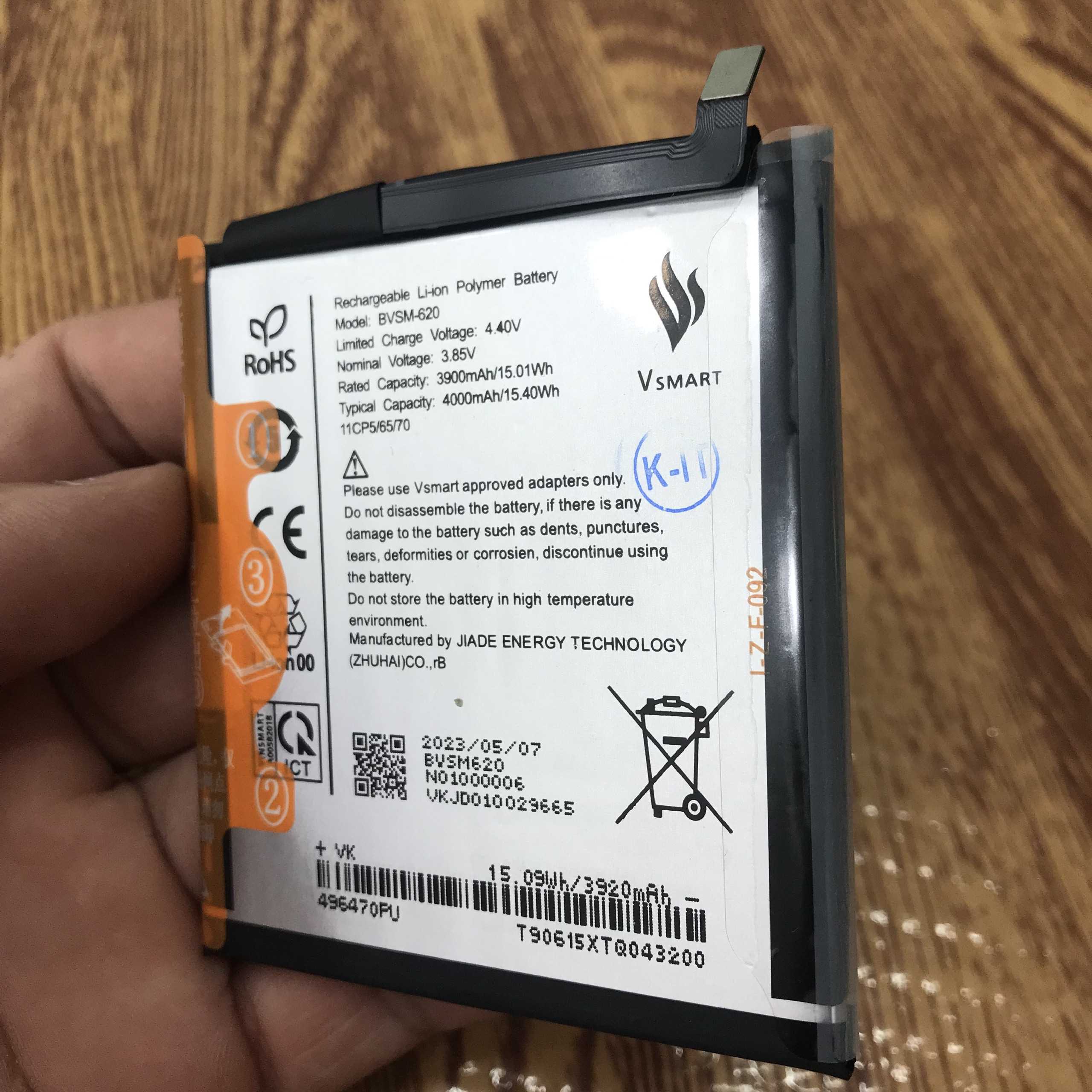 Pin Vsmart Live (BVSM-620)