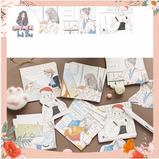 Mix 108 Tờ Giấy Nền Note For Collection dễ thương dùng để trang trí