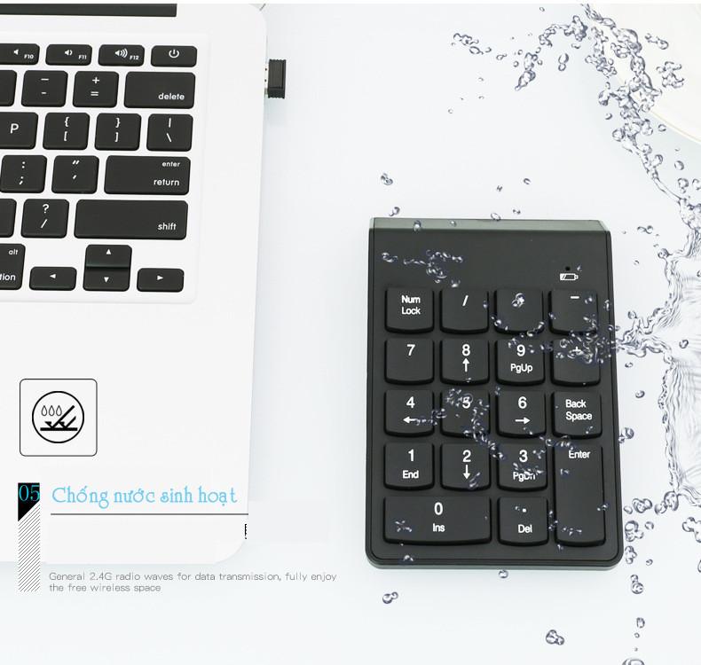 Bàn phím số không dây Bluetooth Giá rẻ