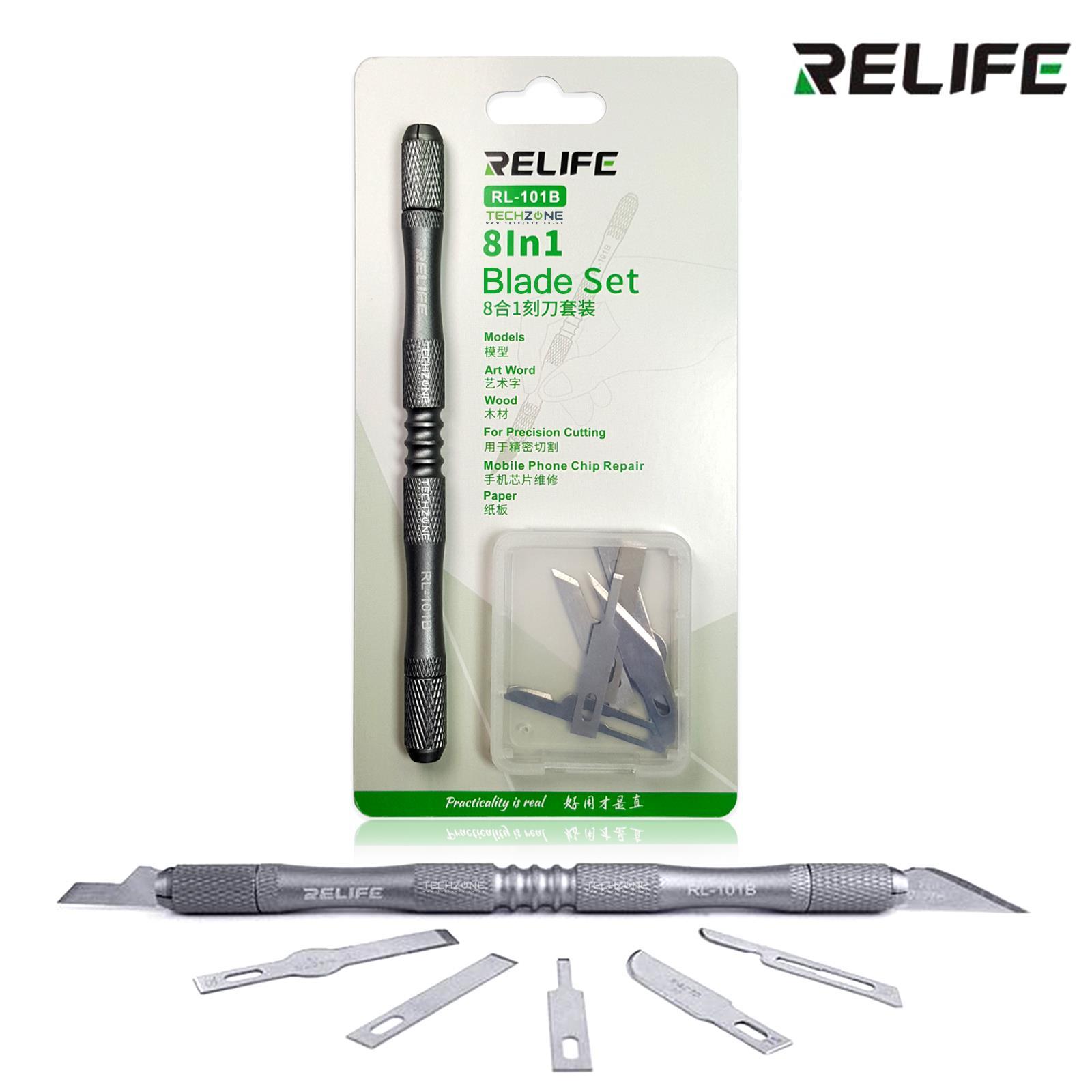 Bộ dao đa năng RL-101B cán 2 đầu kèm 7 lưỡi