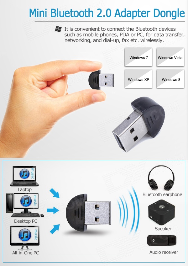 USB Bluetooth cho PC 2.0