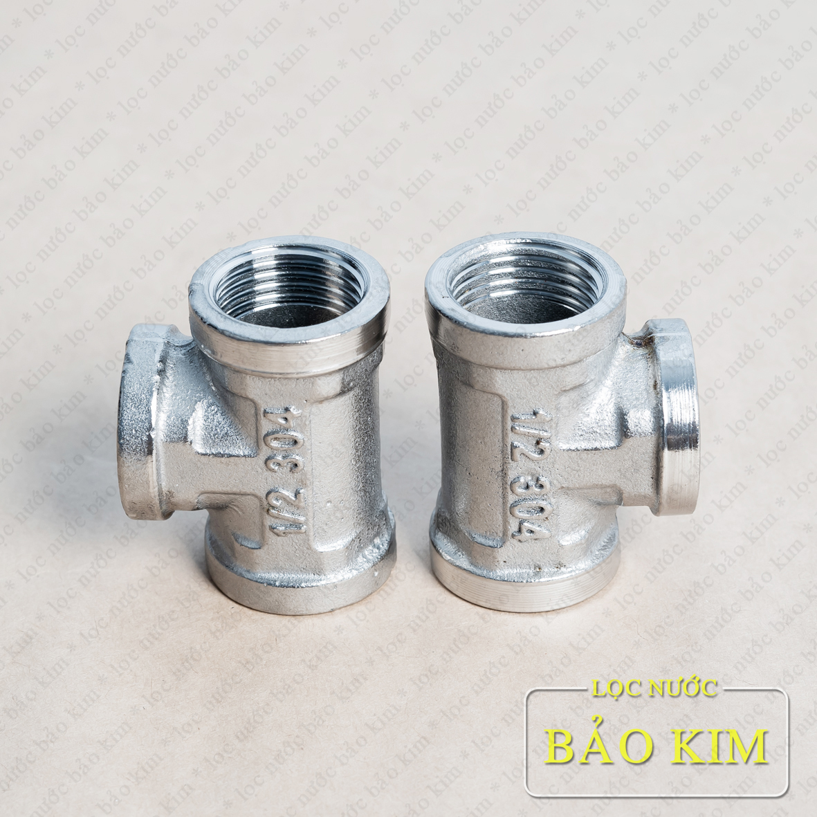 [HCM]Bộ 2 tê ren trong inox Ø 21 (1/2-304)