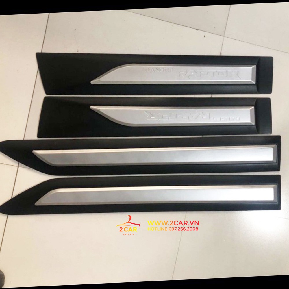 Nẹp Sườn Xe Ford Ranger 2014- 2021 Nhựa đen bản to Cao Cấp