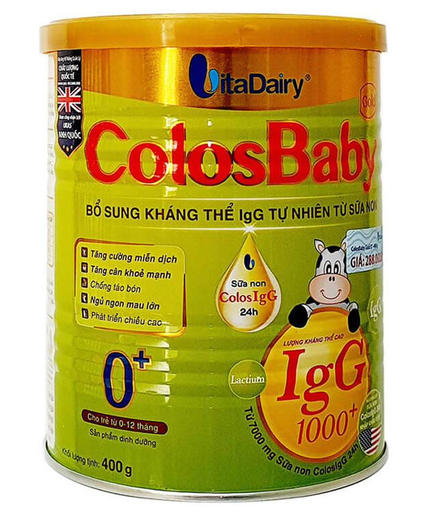 colos baby 0+ 800G có mã qr