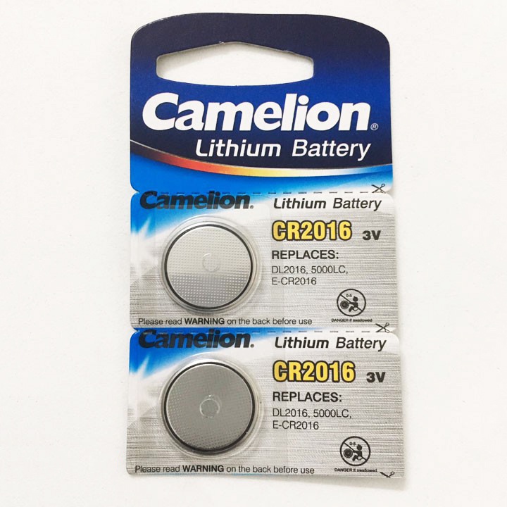 Combo 5 viên Pin CR2016 Camelion Lithium 3V chính hãng