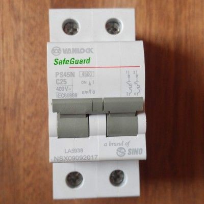 Cầu Dao Tự Động 2 Cực Sino Vanlock PS45N